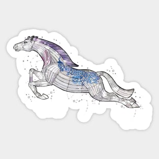 Chinese horse Sticker